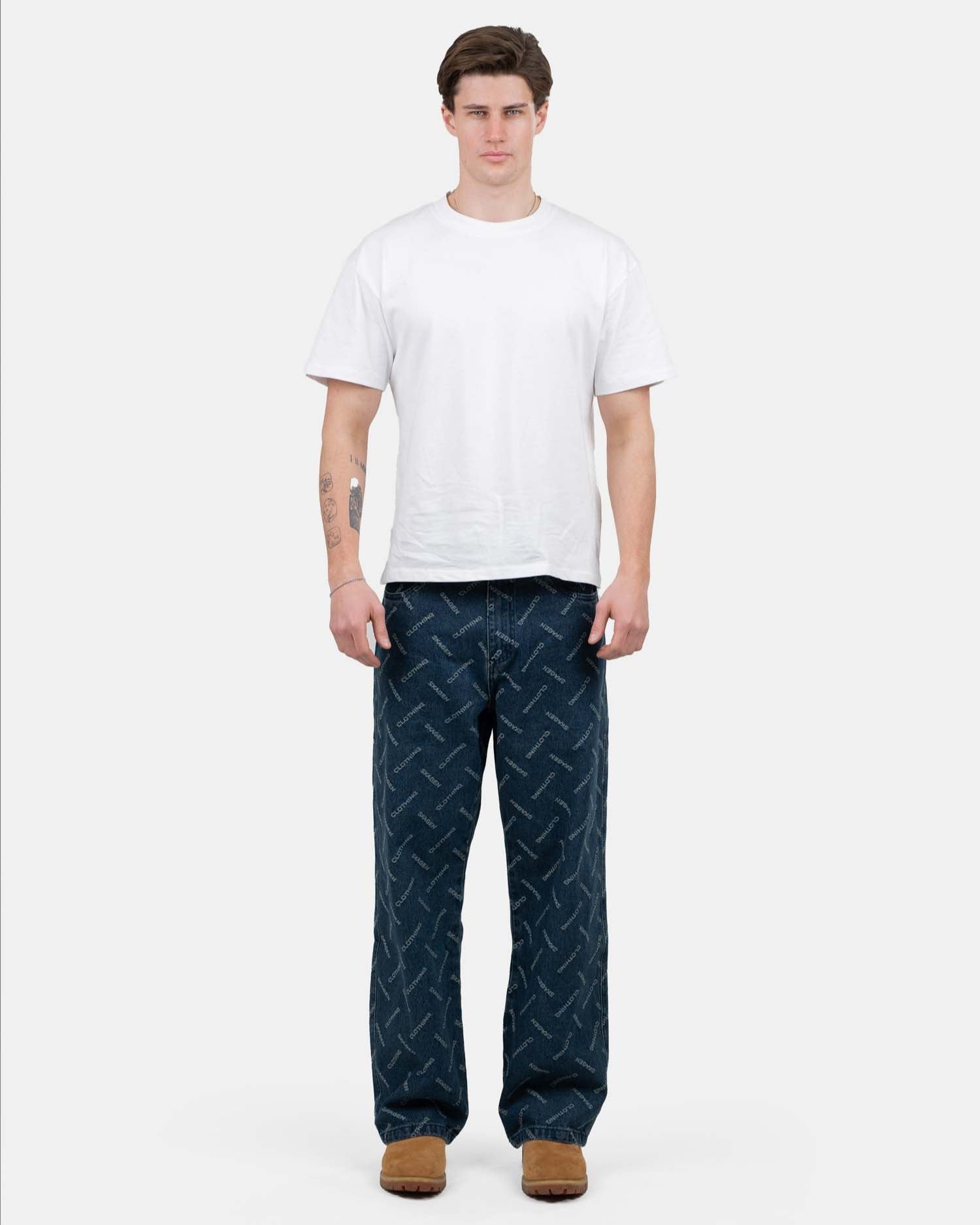 Monogram Denim Jeans Indigo | Skagen - clothing.dk